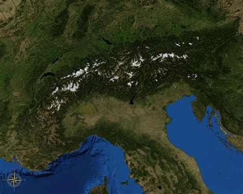 Fahrenheit Calentar Unos Pocos Cordillera De Los Alpes Mapa Europa Bajo