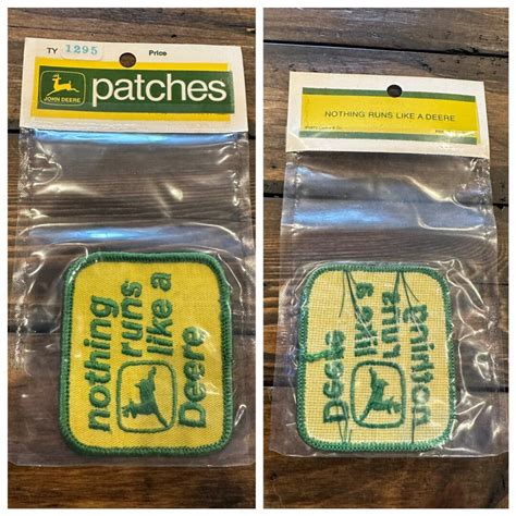 Vintage John Deere Patch 1972 Etsy