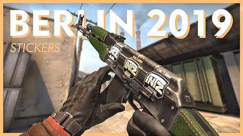 Berlin 2019 Stickers In Csgo In Game Youtube