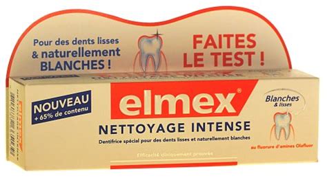 Anti Tartre Anti Taches Elmex Nettoyage Intense Dentifrice Ml