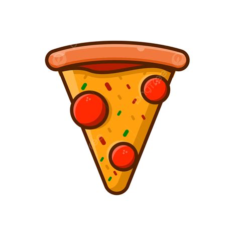 Dibujos Animados De Ilustración De Pizza Simple Vector PNG dibujos