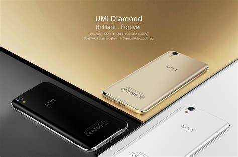 Представлен UMi Diamond — стильный смартфон из стекла и металла