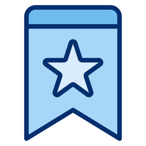 Bookmark Star Generic Color Lineal Color Icon