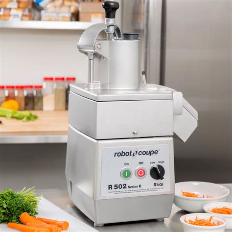 Robot Coupe R502N Combination Continuous Feed Food Processor With 5 5