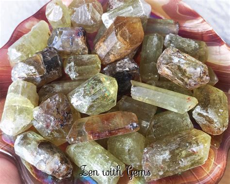 Green Apatite Natural Apatite Rough Apatite Crystal Grid - Etsy