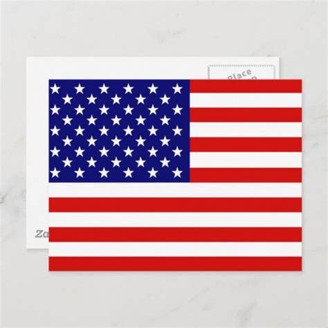 American Flag Postcard Zazzle