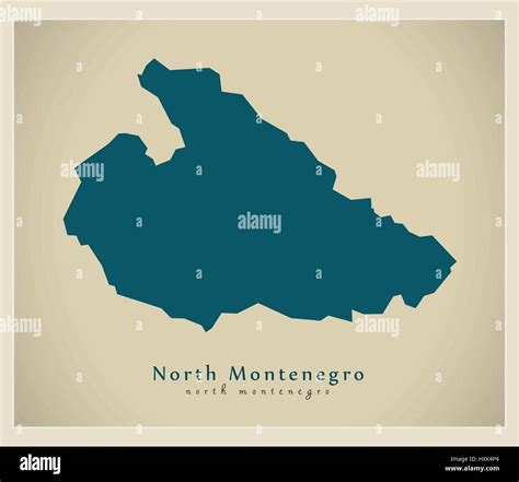 Map Of Montenegro Stock Vector Images Alamy