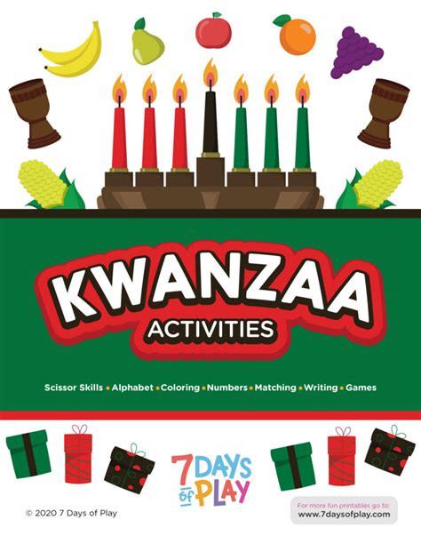 Kwanzaa Activity Booklet - 7 Days of Play