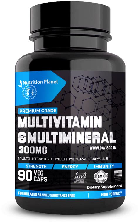 Multivitamin And Multimineral 20 Essential Vitamins And Minerals For