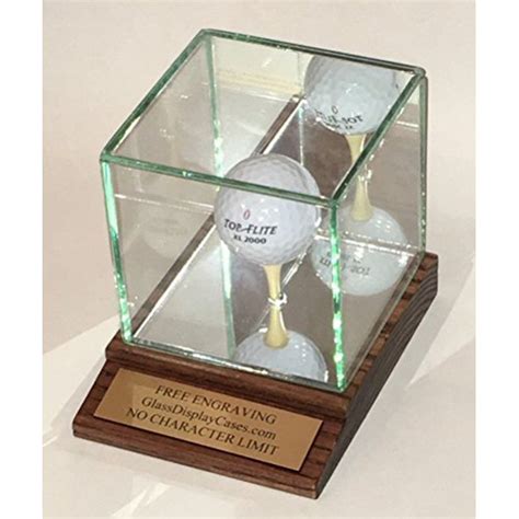 Golf Ball Personalized Hole In One Eagle Best Game Glass Display