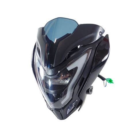 COMBO FAROLA CARENAJE C VISOR PULSAR 200 NS LED Importadora Okla