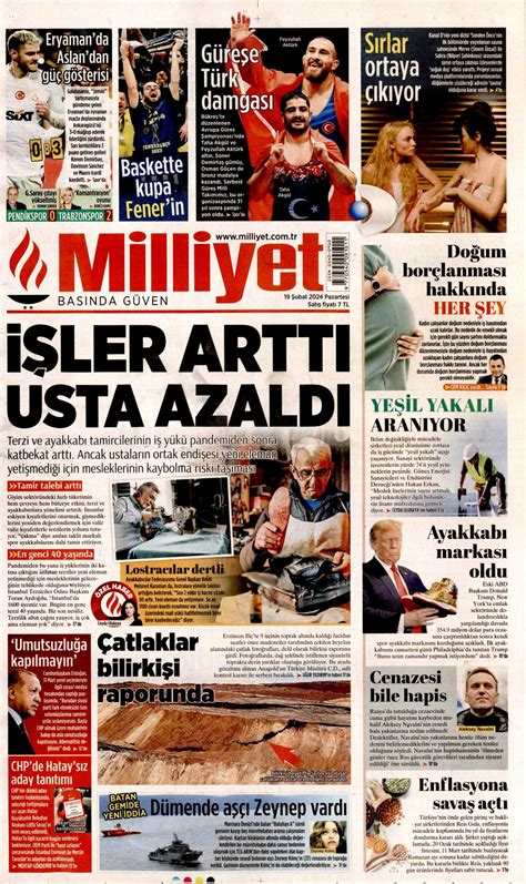 Milliyet Gazetesi Milliyet Man Et Oku Haberler Ubat