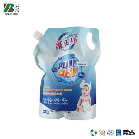 Customized Printed Hot Seal Nylon Transparent Shaped Washing Detergent