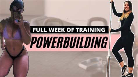 Full Week Of Powerbuilding Workouts 😈⛓ 4 Day Training Split For Hybrid Athletes