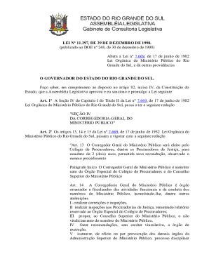 Preench Vel Dispon Vel Lei N Assembleia Legislativa Do Rio Grande Do