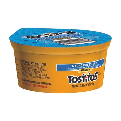 Tostitos Nacho Cheese Dip 3 625 Oz 30 Pack