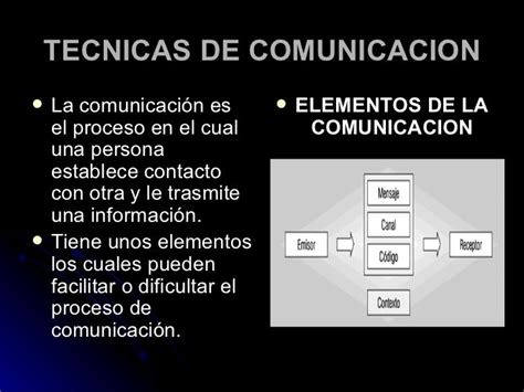 4 Tecnicas De Comunicacion