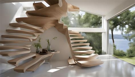 Premium Photo A Staircase That Has Been Designed To Look Like A