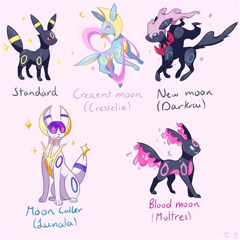 I Did Some Umbreon Fusionsvariations Rpokemon