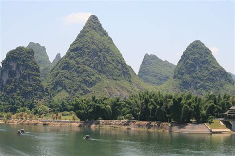 Karst Peaks And Bamboo Forest The Characteristic Karst Pea Flickr