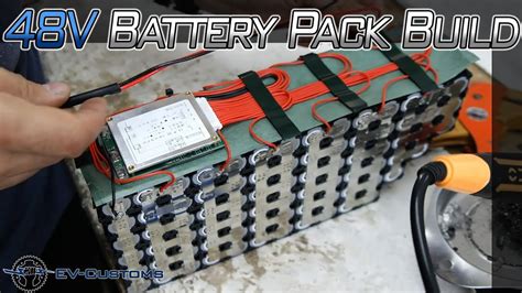 Bak 18650 Battery Pack Build 6p 15ah 13s 48v Youtube