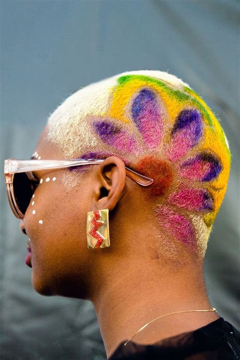 40 Afropunk Street Style Looks To Copy Now Punk Hair Shaved Hair Designs Hair Inspiration