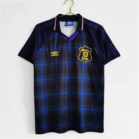 Camiseta Escocia Primera Equipación Retro Clásica 1994 1996