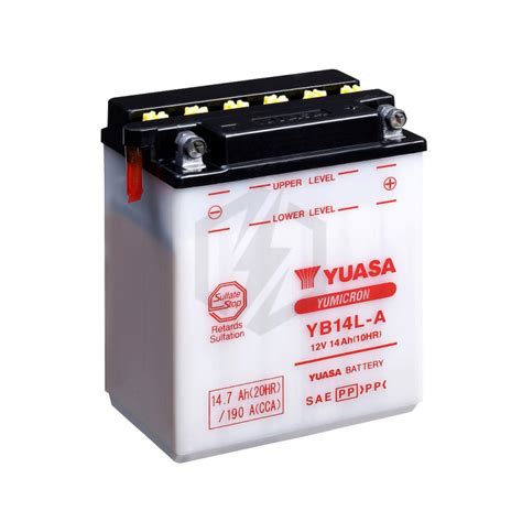 Batterie Moto Yuasa Yb L A V Ah A