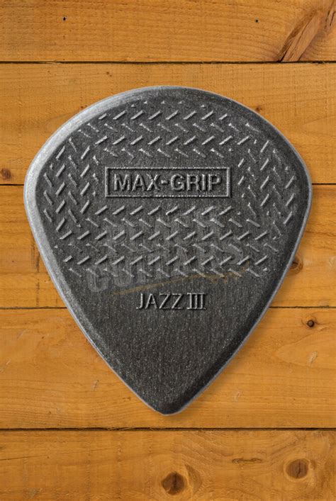 Dunlop Max Grip Jazz Iii Carbon Fiber Pick Mm Pack