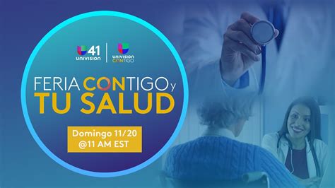 Univision 41 Nueva York Presenta Feria Contigo Y Tu Salud YouTube