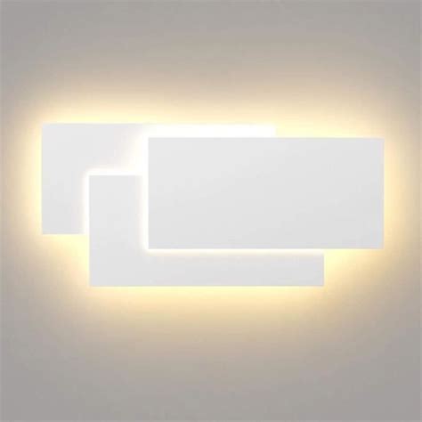 Uni Applique Mural Int Rieur Blanc Lampe Mural Led W Blanc Chaud