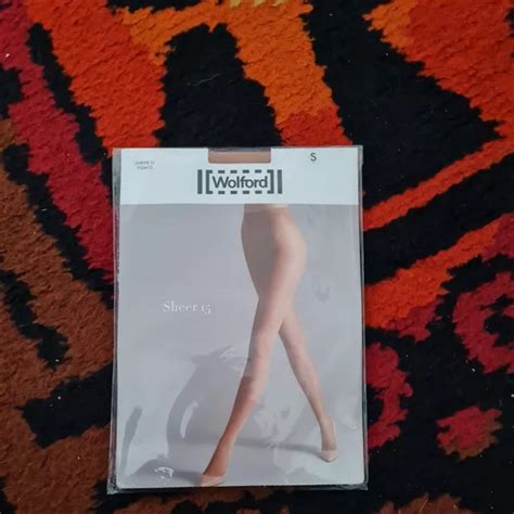 Wolford Sheer 15 Tights Gobi Size Small £1600 Picclick Uk