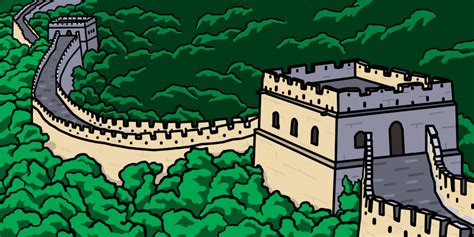 Great Wall Of China Clipart Clipground