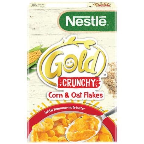 Buy Nestle Gold Crunchy Oats And Cornflakes With Immuno Nutrients Wholegrain Breakfast Cereal