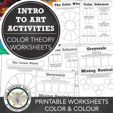 Basic Color Theory Printable Scyap Worksheets Library