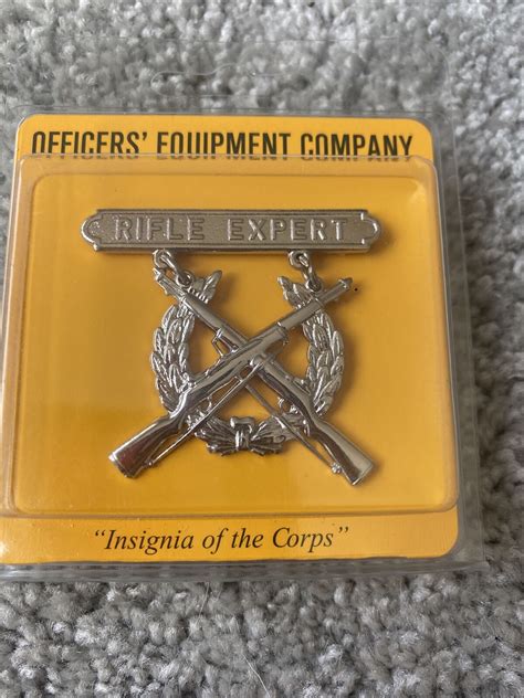 Usmc Rifle Expert Qualification Badge Us Marine Corps Ebay