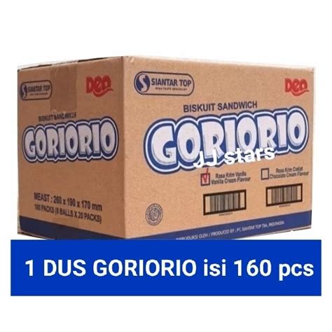 Jual Biskuit Sandwich Goriorio Dus Isi Pcs Shopee Indonesia