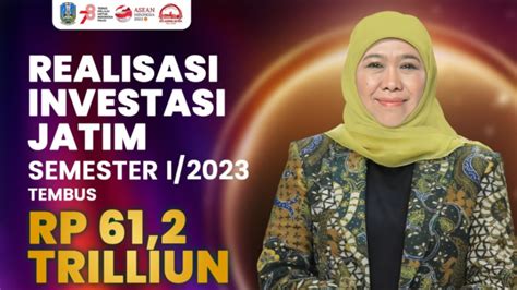 Realisasi Investasi Jatim Tembus Rp Triliun Pada Semester