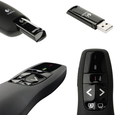 Presentador Logitech R Inal Mbrico Usb Negro Arrichetta Sa