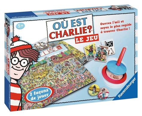 O Est Charlie Le Jeu Ravensburger Jeux Classiques Cultura