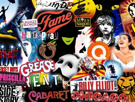 Broadway Musicals Collage