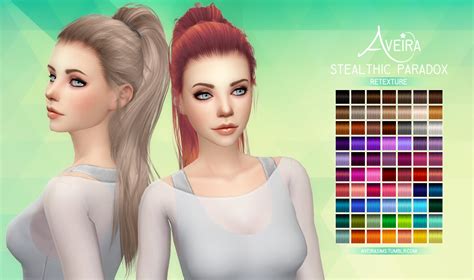 Aveiras Sims 4 Stealthic Paradox Retexture Includes Solids And Ombres The Sims Sims Cc