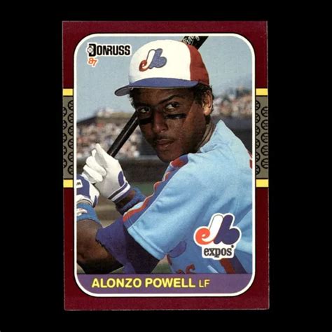 Alonzo Powell Donruss Ouverture Day Montr Al Expos R A