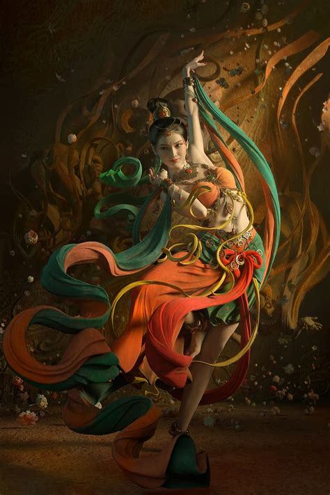 Qi Sheng Luo Artwork Digital Art Women Fantasy Art Fantasy Girl