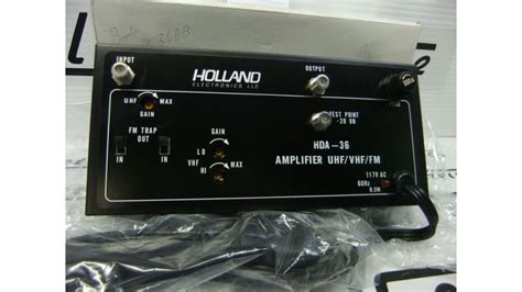 Holland Hda Amplificateur Db Pour Signal De T L Vision