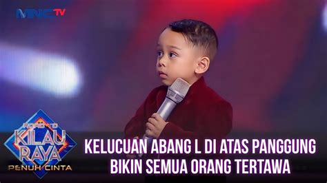 GEMES BANGET Lihat Kelucuan Abang L Di Atas Panggung Semua Penonton