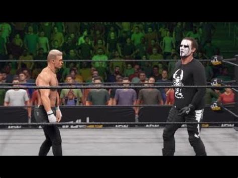 Darby Allin And Sting Vs Jay Lethal And Jeff Jarrett WWE 2K22 No DQ Tag