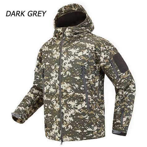 Lurker Shark Skin Softshell Mens Tactical Jacket Camouflage Waterproof