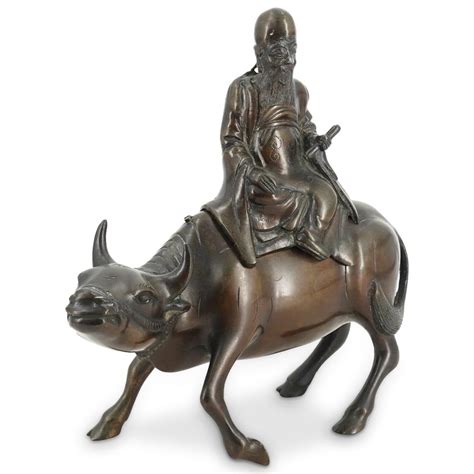 Sold Price Chinese Lao Tzu And The Ox Sculpture August 2 0122 1200