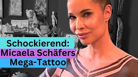 Schockierend Micaela Schäfer überrascht Fans mit Mega Tattoo YouTube